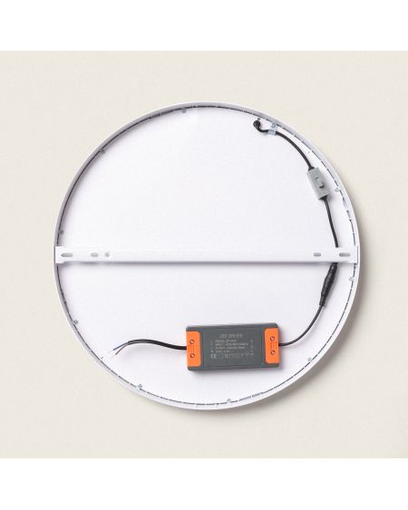 Plafonnier LED Rond 30W Extra-Plat CCT Sélectionnable Ø400 mm