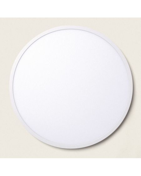 Plafonnier LED Rond 48W Extra-Plat CCT Sélectionnable Ø600 mm