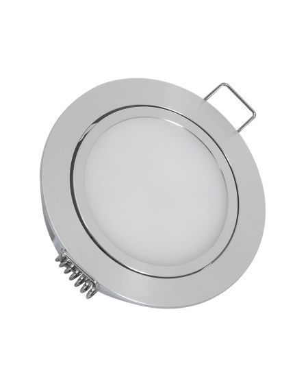 Downlight LED 3W 12V DC Orientable avec Connecteur Rapide Coupe Ø 67mm