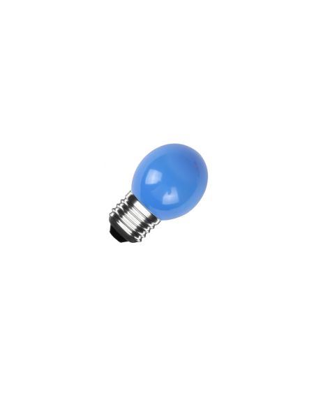 Pack 4 Ampoules LED E27 3W 300 lm G45 Bleu