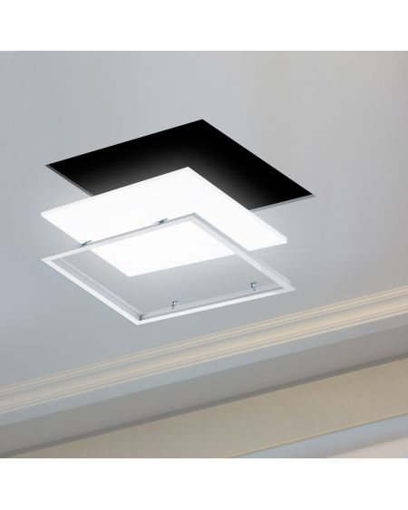 Cadre Encastré pour Panneaux LED 120x30 cm