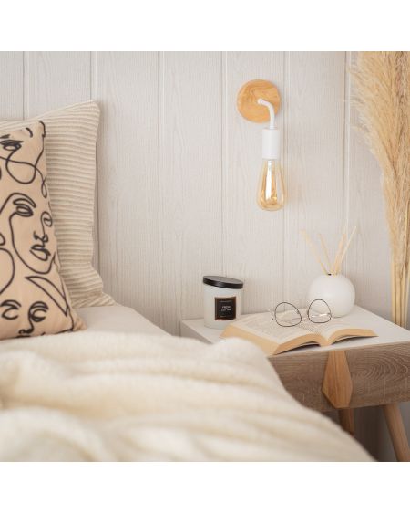 Lampe Murale Bois et Métal Jedali