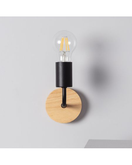 Lampe Murale Bois et Métal Jedali