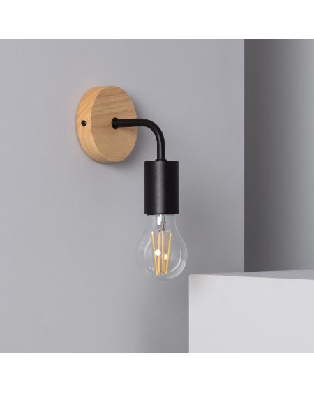 Lampe Murale Bois et Métal Jedali