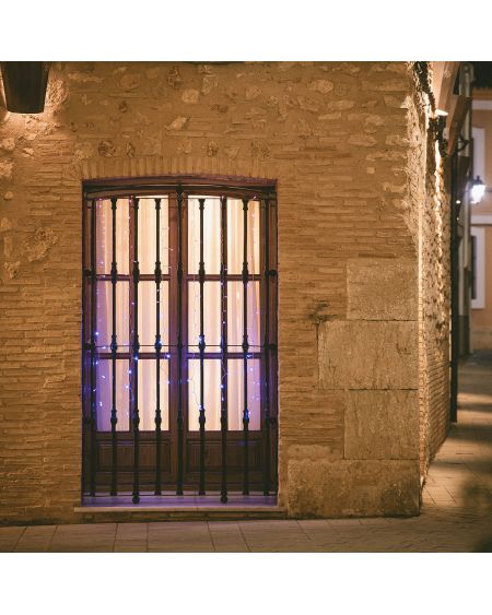 Rideau de Guirlande LED Extérieur avec Piles 1m Centauro