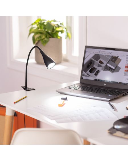 Lampe de Bureau Flex Métal Dandy avec Pince