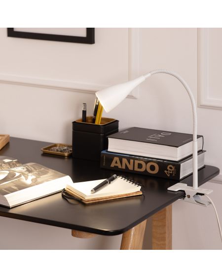 Lampe de Bureau Flex Métal Dandy avec Pince