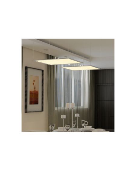 Panneau LED 60x60 cm 40W 4000lm Microprismatique (UGR17) LIFUD + Kit de Suspension