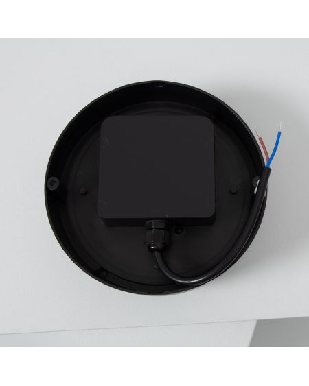 Plafonnier LED Extérieur Rond 15W Hublot Black IP65 Ø155 mm