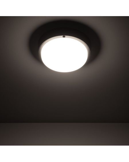 Plafonnier LED Extérieur Rond 15W Hublot Black IP65 Ø155 mm