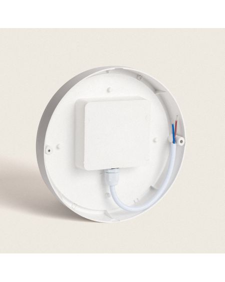 Plafonnier LED Extérieur Rond 25W Hublot White IP65 Ø175 mm avec Détecteur de Mouvement
