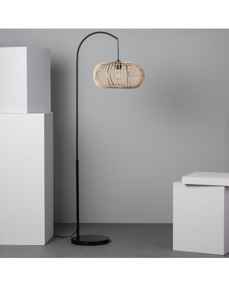 Lampadaire Rotin Arawa Lebrel