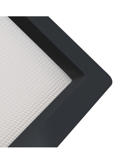 Downlight LED  New Aero Slim Carré 15W 130lm/W Microprismatique (UGR17) LIFUD Noir Coupe 135x135mm