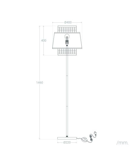 Lampadaire Textile Chulu