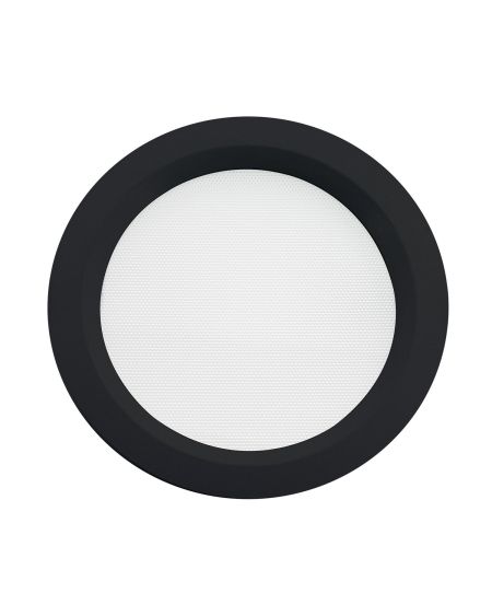 Downlight LED  New Aero Slim 30W 130lm/W Microprismatique (UGR17) LIFUD Noir Coupe Ø 200mm