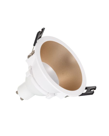 Spot LED Downlight Conique GU10 6W Coupe Ø 75mm PC