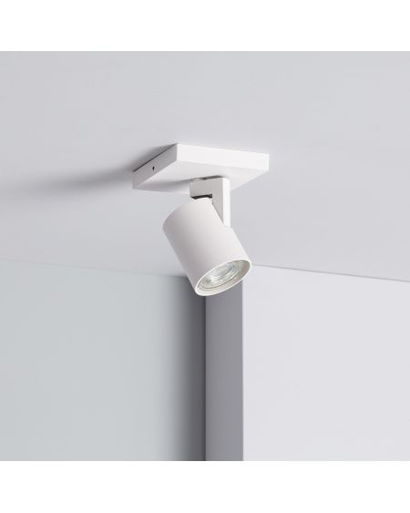 Spot à Douille en Saillie Orientable Aluminium Gylu à Ampoule GU10