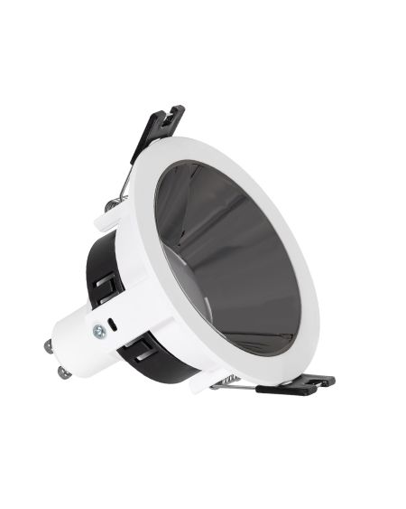 Spot LED Downlight Conique GU10 6W Coupe Ø 75mm PC Galvanisé