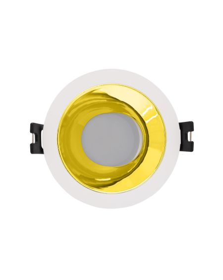 Spot LED Downlight Conique GU10 6W Coupe Ø 75mm PC Galvanisé