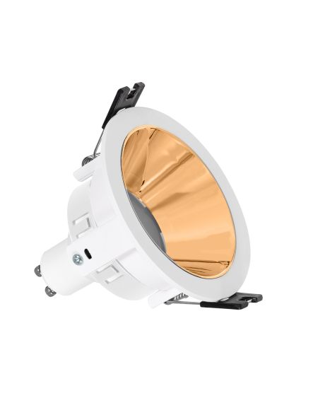 Spot LED Downlight Conique GU10 6W Coupe Ø 75mm PC Galvanisé