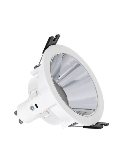 Spot LED Downlight Conique GU10 6W Coupe Ø 75mm PC Galvanisé
