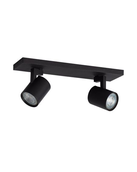 Spot à Douille Double en Saillie Orientable Aluminium Gylu à Ampoule GU10