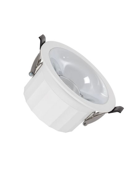 Spot Downlight LED Rond (UGR15) LuxPremium Blanc 12W LIFUD Coupe Ø 95mm