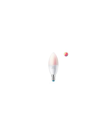 Pack 2 Ampoules LED Intelligentes WiFi + Bluetooth E14 470 lm C37 RGB+CCT Dimmable WIZ 4.9W