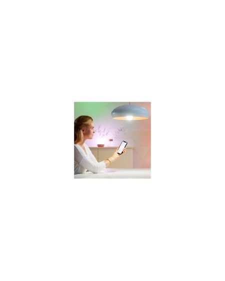 Pack 2 Ampoules LED Intelligentes WiFi + Bluetooth E14 470 lm C37 RGB+CCT Dimmable WIZ 4.9W