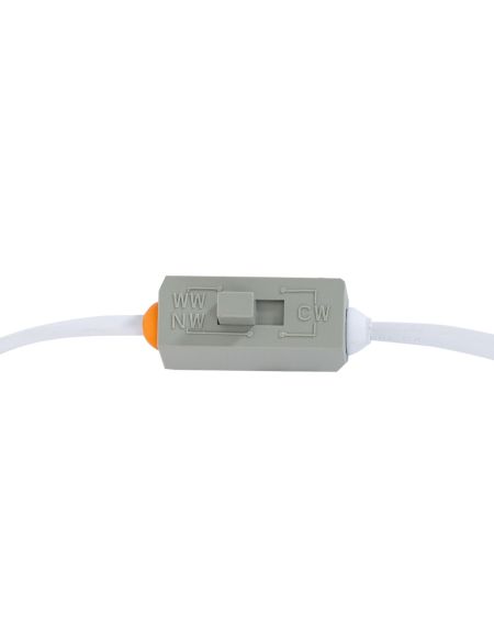 Dalle LED Carrée Slim 20W CCT Sélectionnable Microprismatique (UGR17) LIFUD Coupe 200x200mm