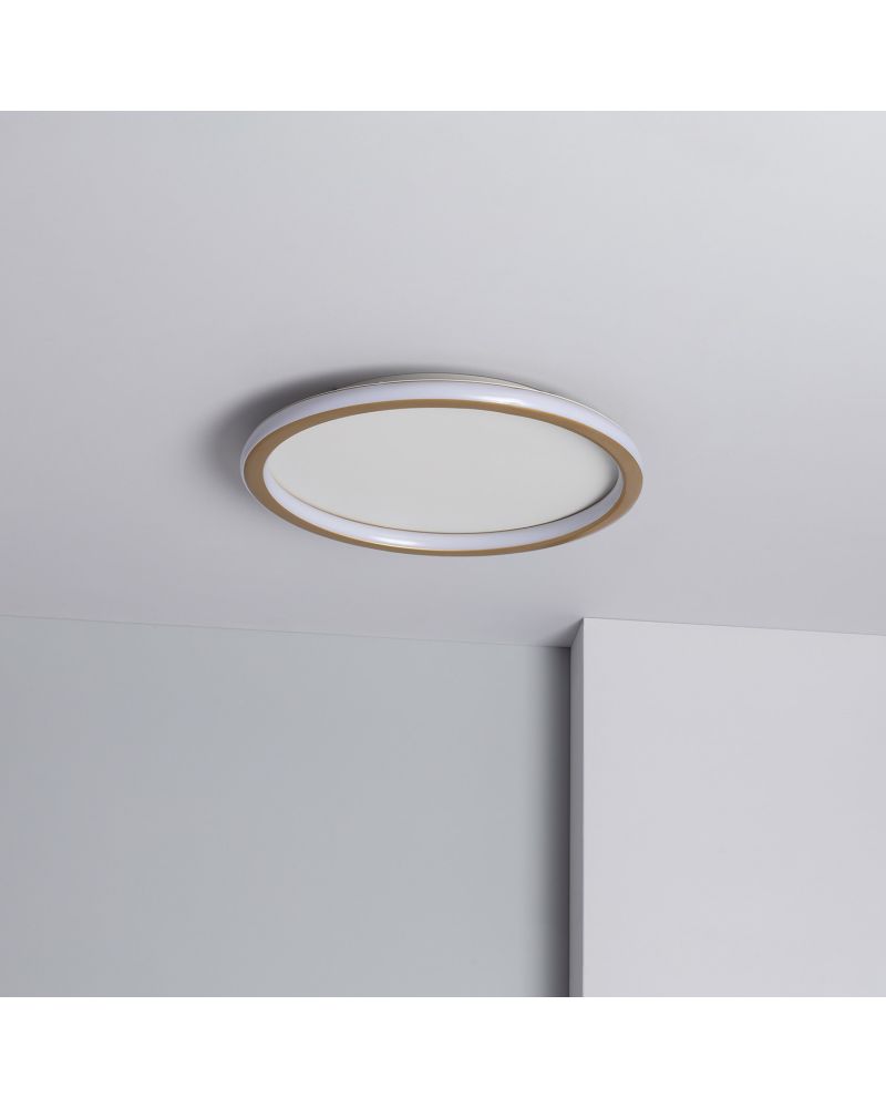 Plafonnier LED Rond Métal CCT Sélectionnable Allharo 20W Ø410 mm Plafonnier LED Rond Métal CCT Sélectionnable Allharo 20W Ø410 mm