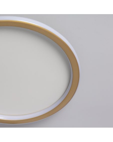 Plafonnier LED Rond Métal CCT Sélectionnable Allharo 20W Ø410 mm