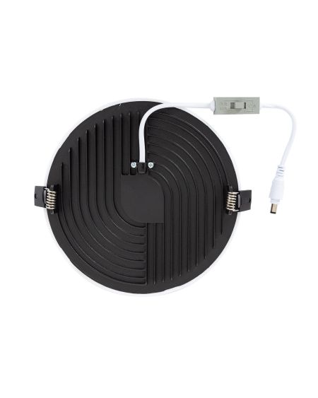 Dalle LED Ronde CCT Sélectionnable Slim Surface 18W Coupe Ø155mm IP54