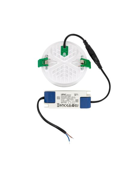 Dalle LED Ronde Slim Surface 7W LIFUD Coupe Ø85mm No Flicker