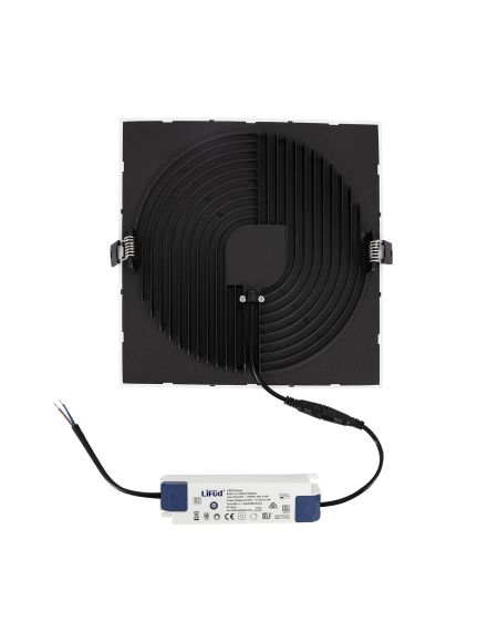 Dalle LED CarréeHigh Lumen 30W LIFUD Coupe Ø205mm