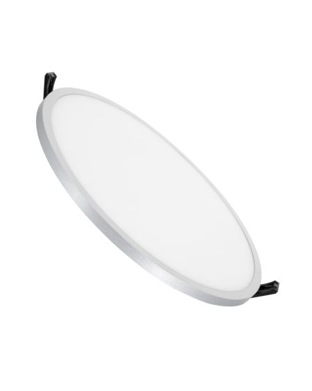 Dalle LED Ronde Slim Surface 30W LIFUD Grise Coupe Ø205mm