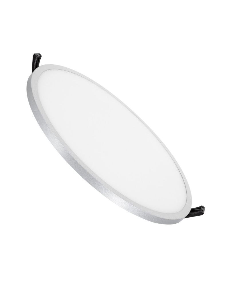 Dalle LED Ronde Slim Surface 30W LIFUD Grise Coupe Ø205mm