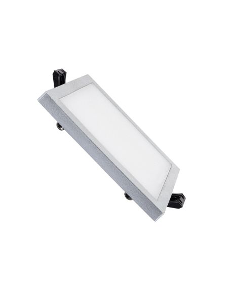 Dalle LED Carrée High Lumen 8W LIFUD Silver Coupe Ø75mm