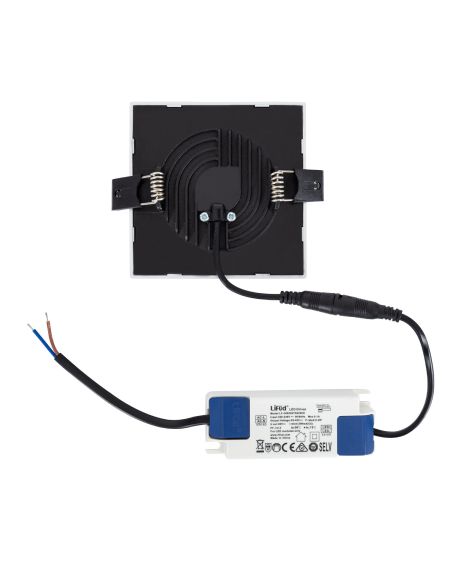 Dalle LED Carrée High Lumen 8W LIFUD Silver Coupe Ø75mm