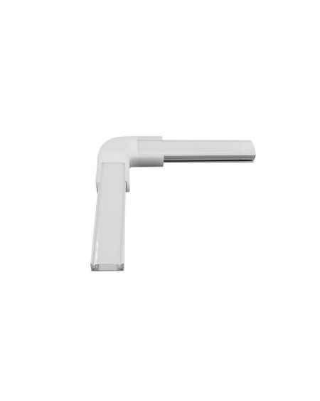 Jonction en L pour Profilé Aluminium en Saillie pour Ruban LED Double jusqu'à 20mm