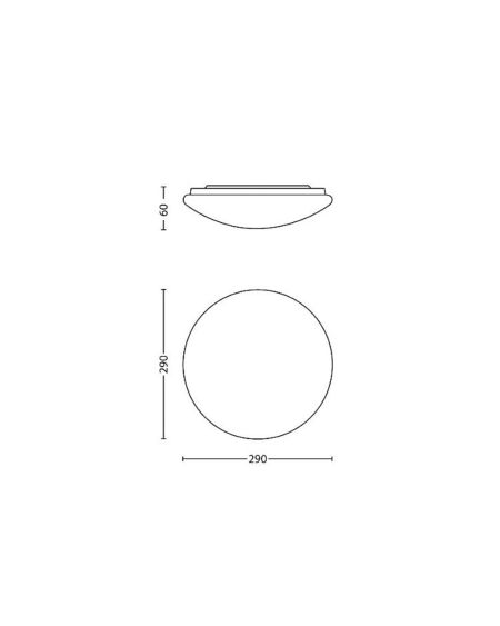 Plafonnier LED  MyLiving Twirly 12W