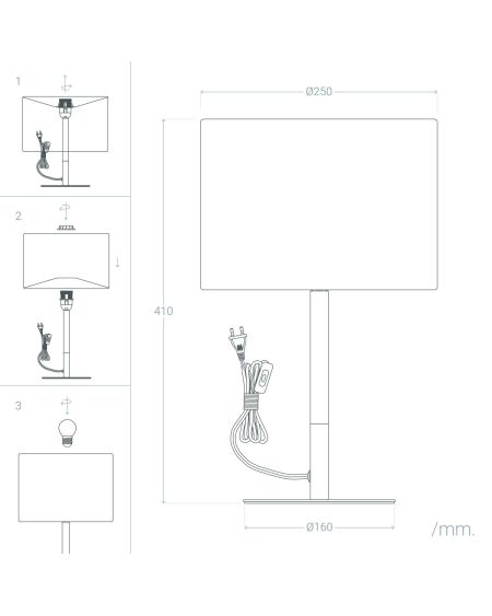 Lampe à Poser Silinda WiFi avec Variateur