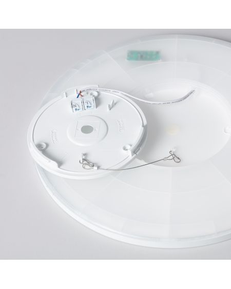 Plafonnier LED Rond Variation par Paliers 3 Niveaux SwitchDimm 24W Double Face Ø420mm