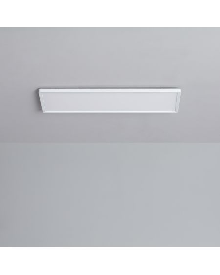 Plafonnier LED Rectangulaire Variation par Paliers 3 Niveaux SwitchDimm 24W Double Face 580x200mm