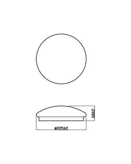 Plafonnier LED  Moire II 10W