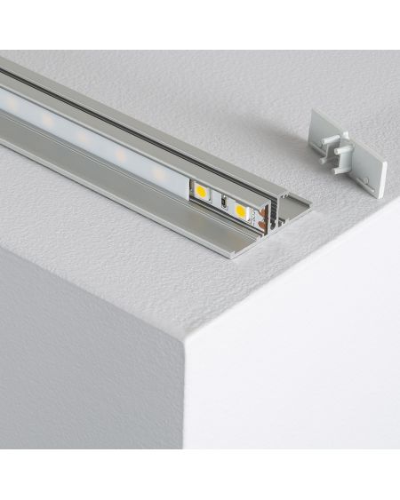 Profilé Aluminium en Saillie Double Moulure 1m pour Rubans LED jusqu'à 10mm