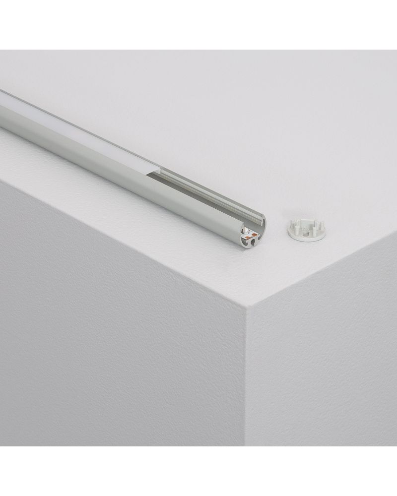 Profilé Aluminium Suspendu 1m pour Rubans LED jusqu'à 10mm Profilé Aluminium Suspendu 1m pour Rubans LED jusqu'à 10mm