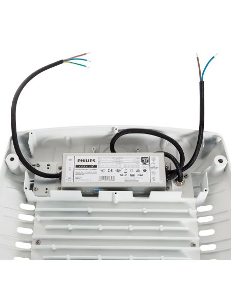 Spot LED Canopy Spécial Stations-Service 100W  150lm/W Driver   Dimmable 1-10V