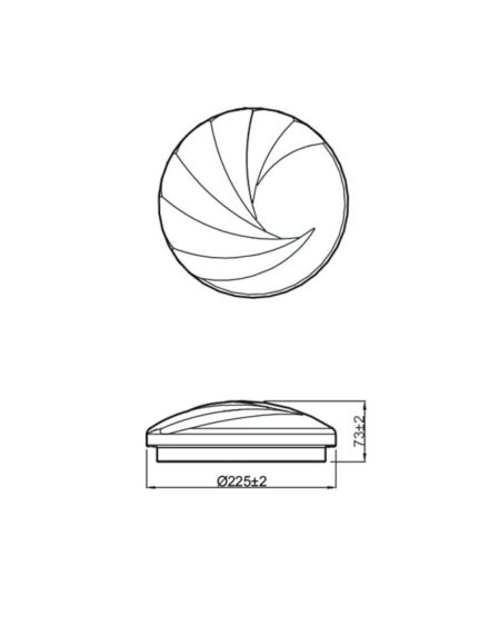 Plafonnier LED  Shell 10W