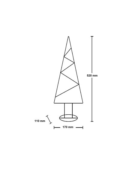 Sapin de Noël LED Gold